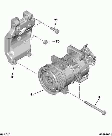 DS 96 764 439 80 - Kompressor, kondisioner furqanavto.az