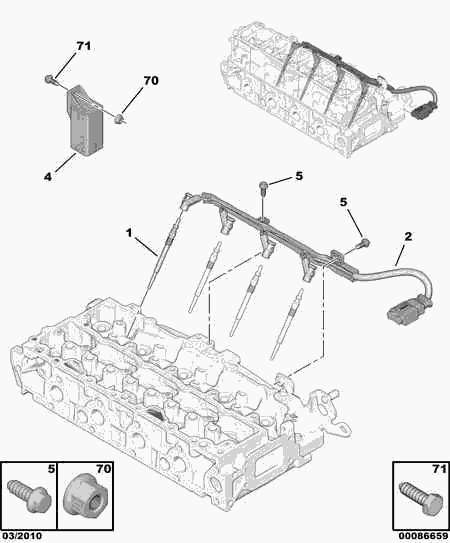 CITROËN/PEUGEOT 5981 47 - İdarə Bölməsi, işıqlandırma şamı sistemi furqanavto.az