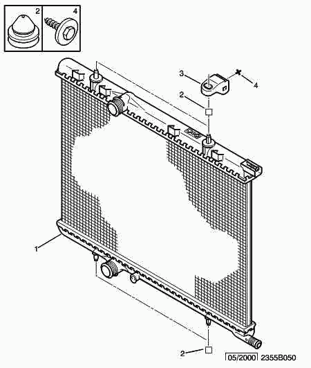 CITROËN/PEUGEOT 1330.G3 - Radiator, mühərrikin soyudulması furqanavto.az