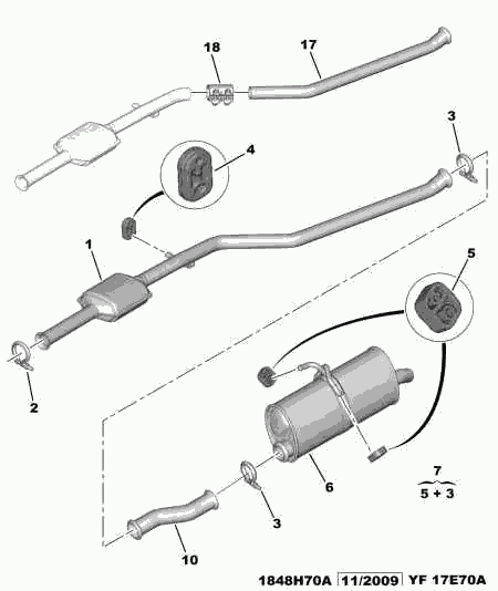 PEUGEOT 1731 Y1 - Katalitik çevirici furqanavto.az