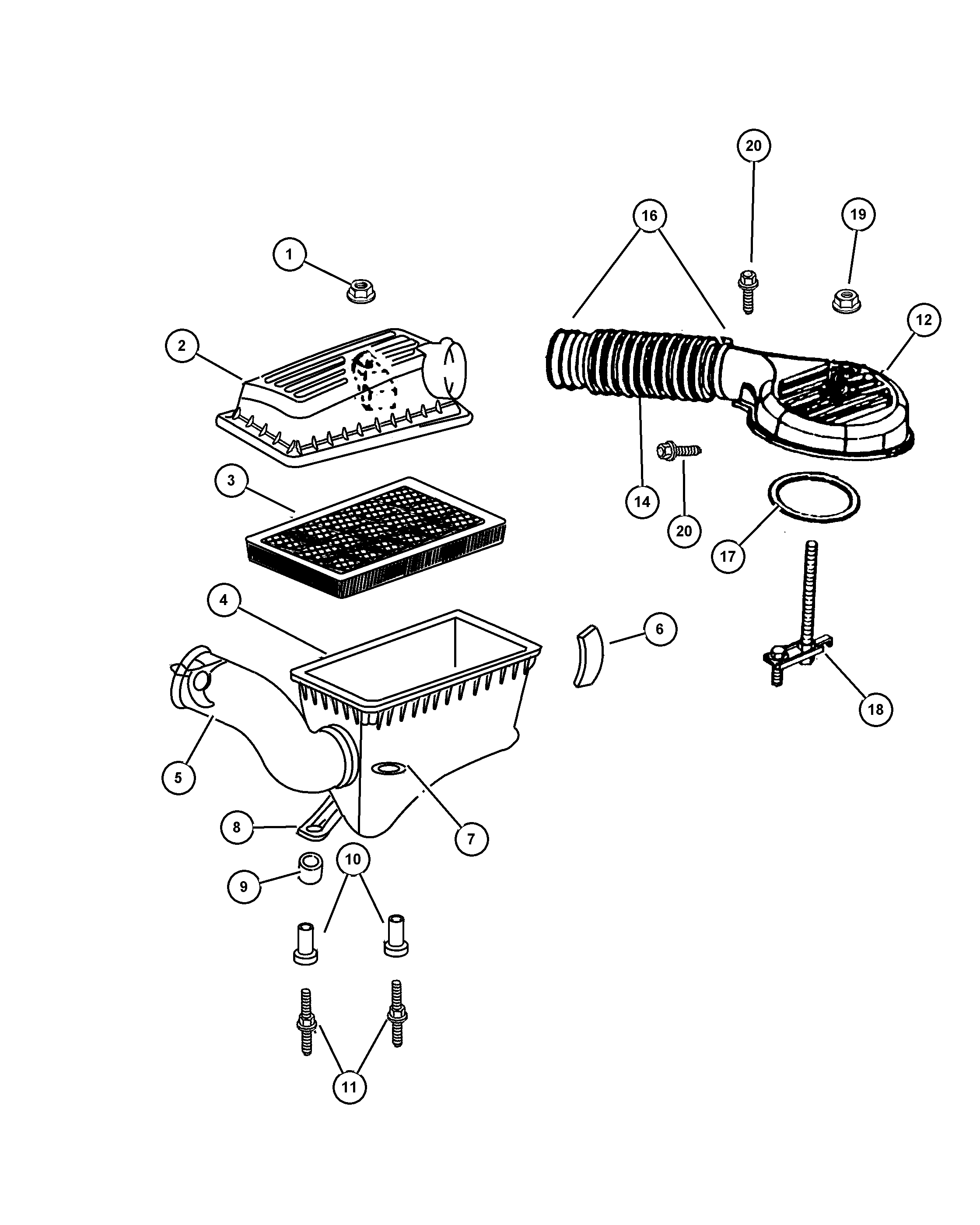 Chrysler 5300 4383 - Hava filtri furqanavto.az