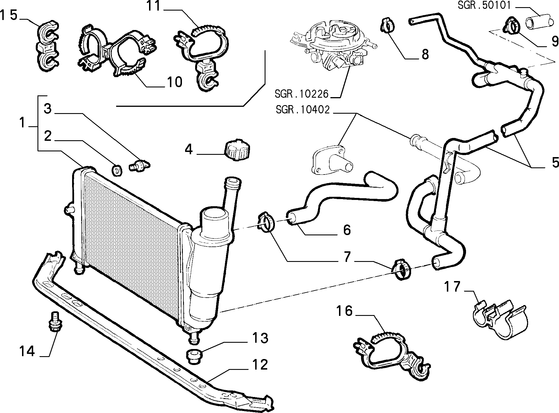 Volvo 46465015 - Radiator, mühərrikin soyudulması furqanavto.az