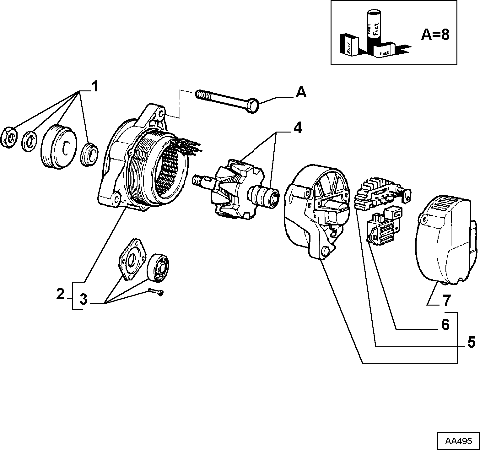 FIAT 9946537 - SUPPORT furqanavto.az