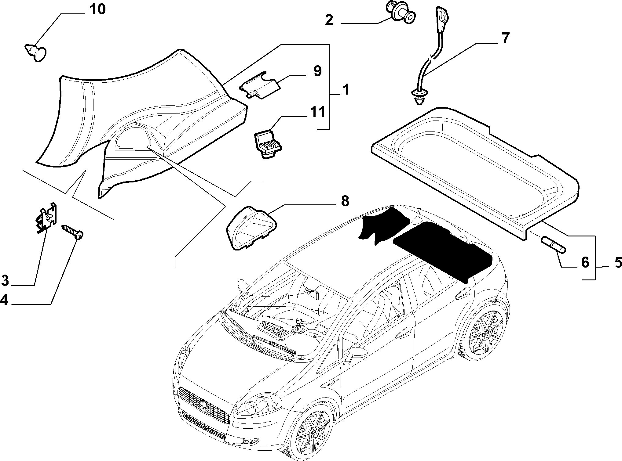 FIAT 7770156 - Lampa, gündüz işləyən işıq furqanavto.az