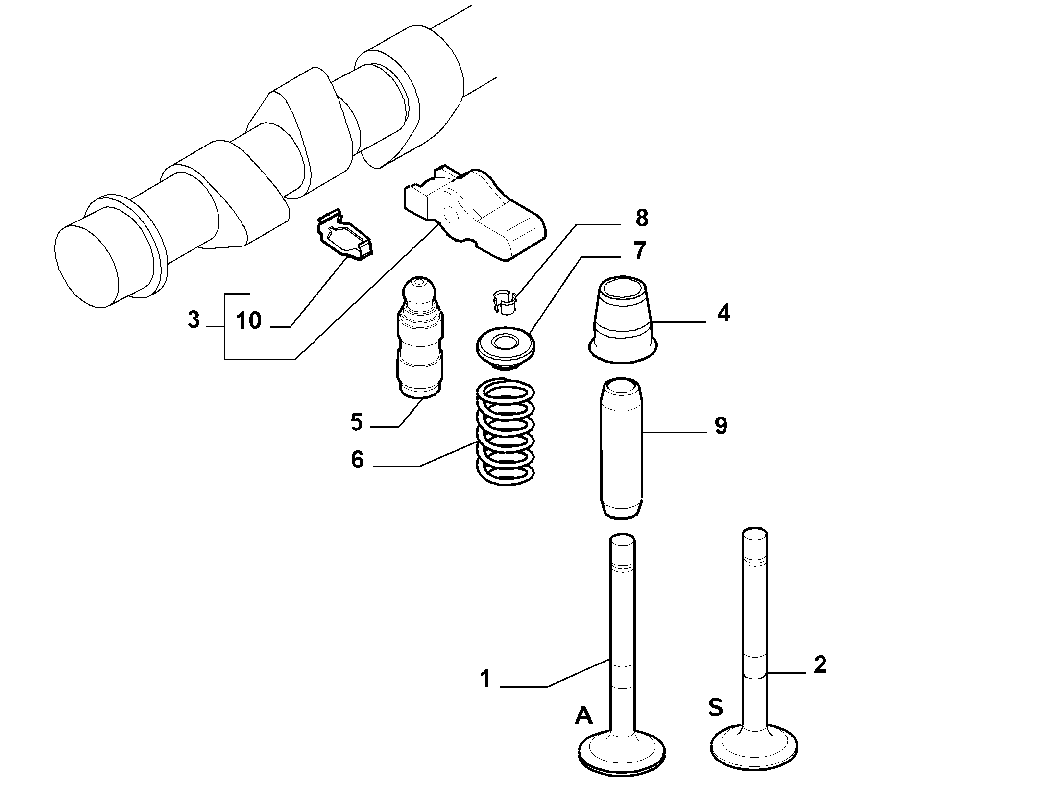 Alfa Romeo 46475925 - Tappet / Rokçu furqanavto.az