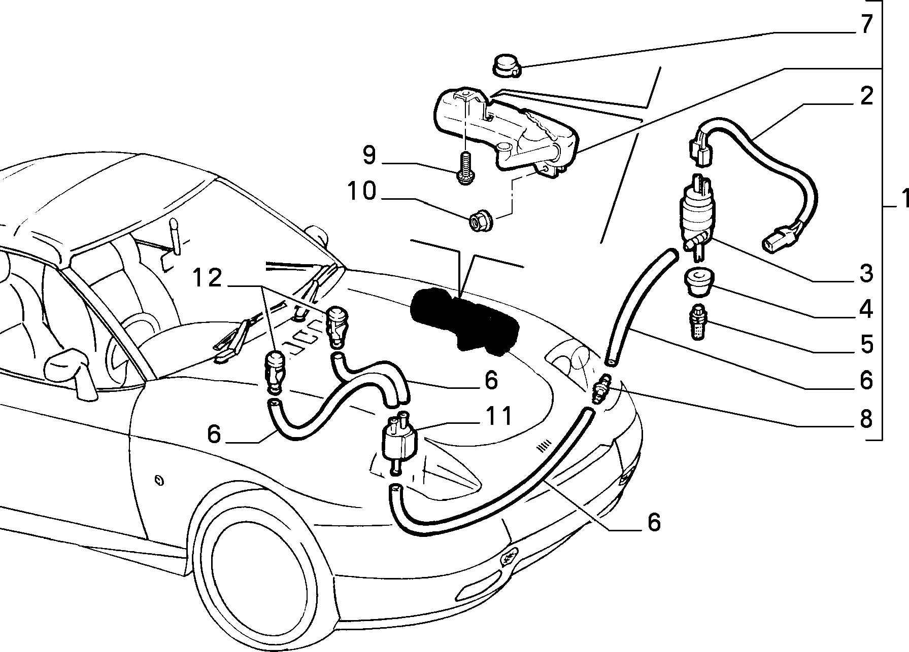 Alfa Romeo 46443793 - Su nasosu, pəncərələrin təmizlənməsi furqanavto.az