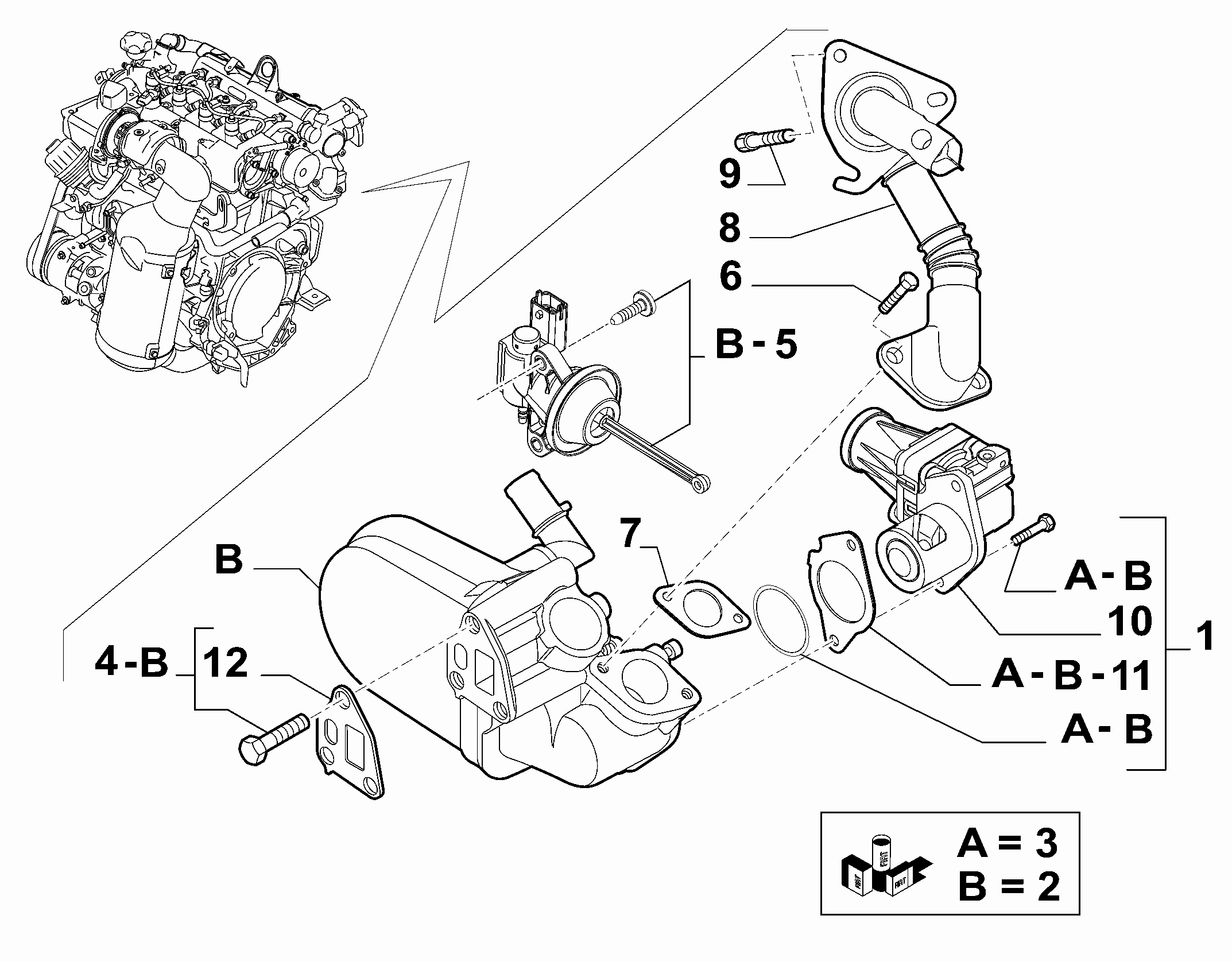 Opel 55218014 - EGR Valf furqanavto.az