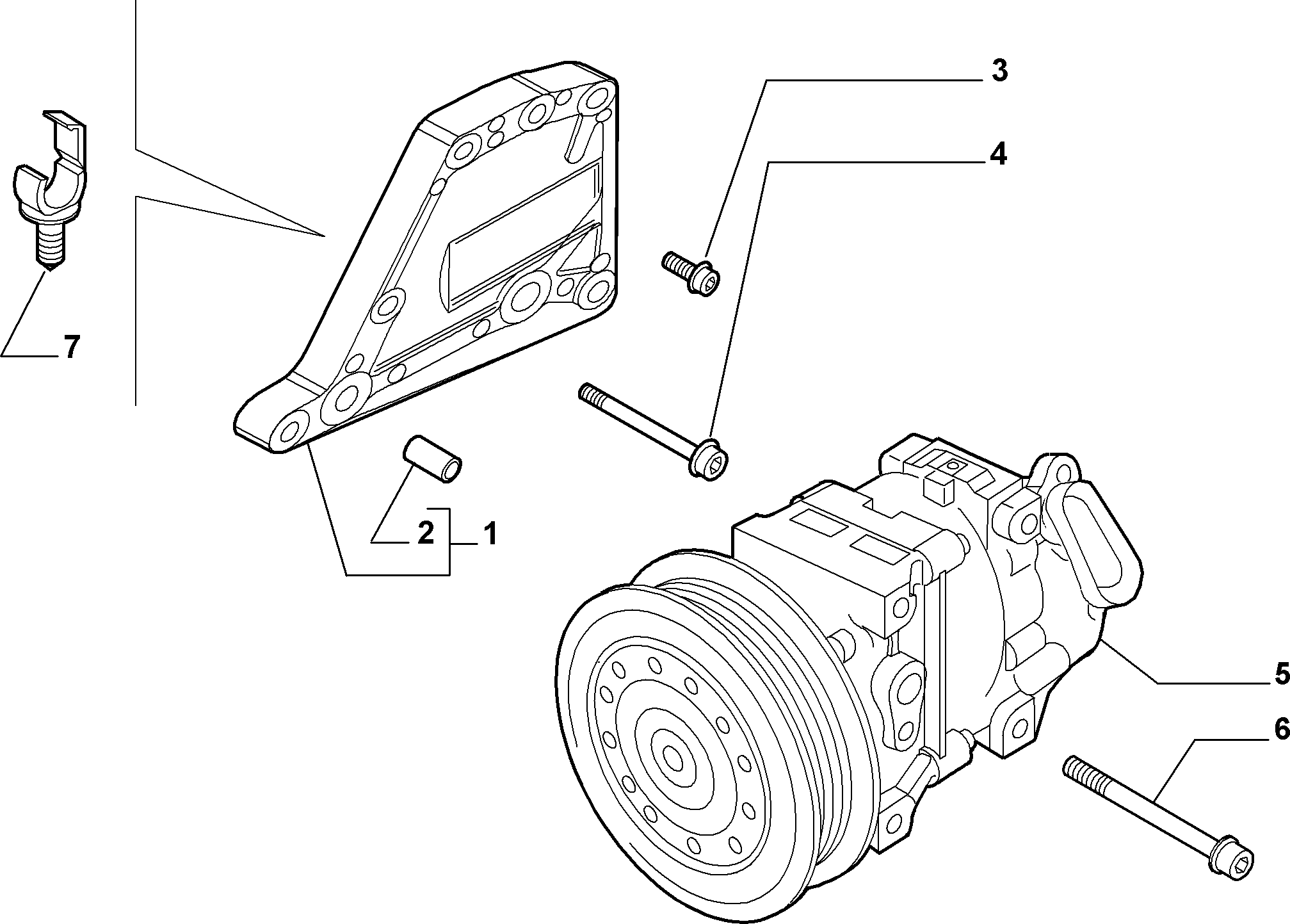 Chrysler 71724084 - Kompressor, kondisioner furqanavto.az