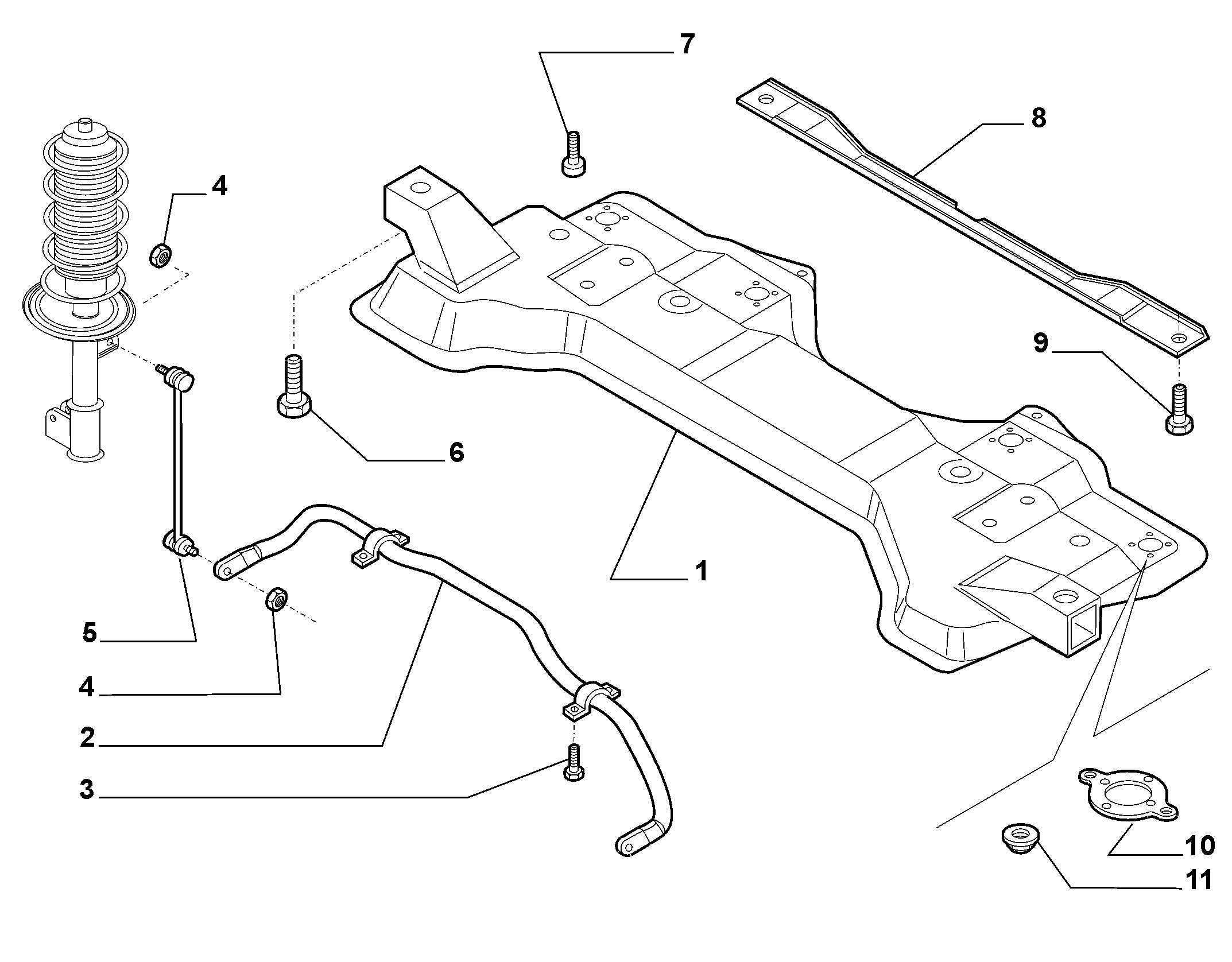 Alfa Romeo 50515276 - Çubuq / Strut, stabilizator www.furqanavto.az