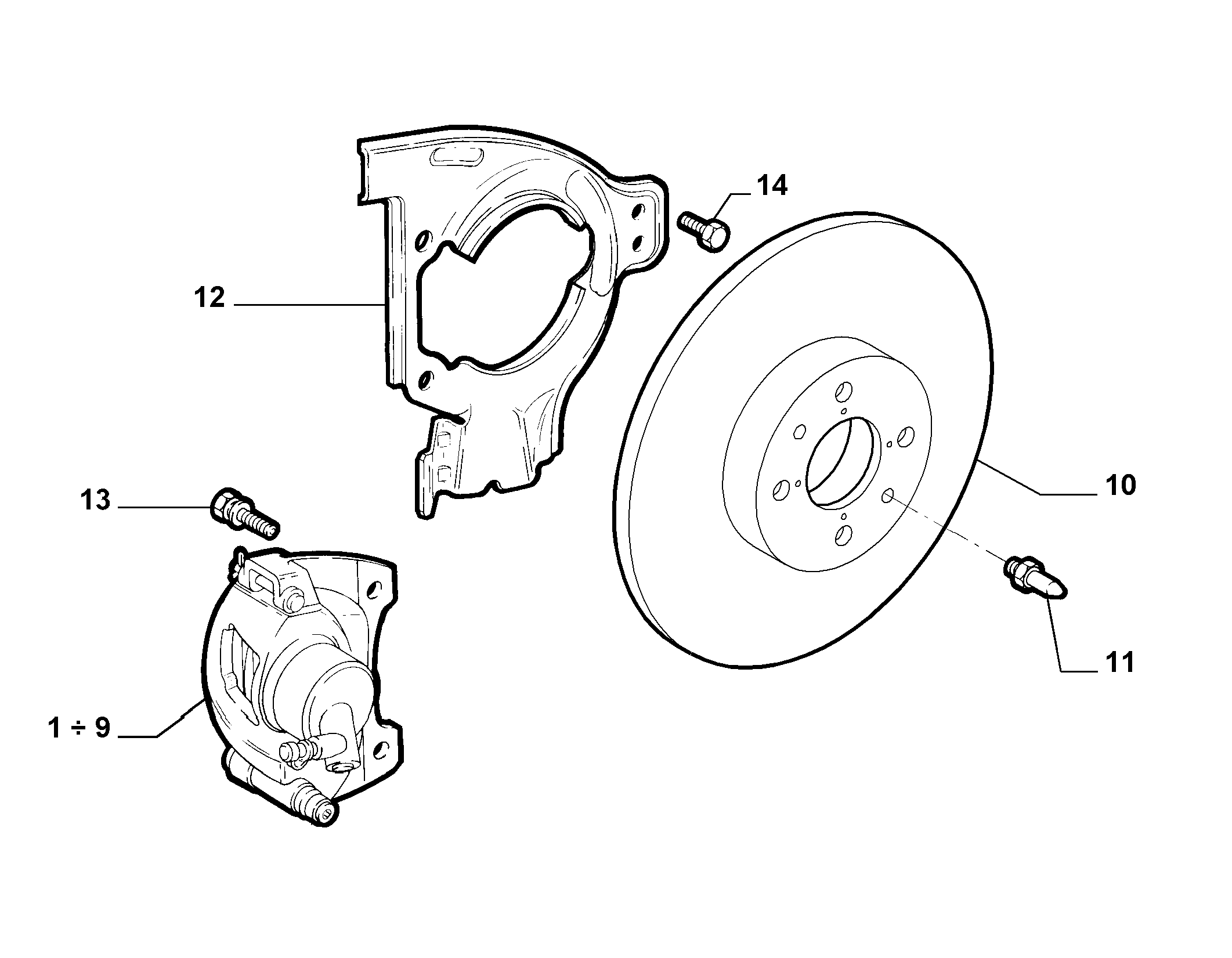 FORD 71772238 - Əyləc Diski furqanavto.az