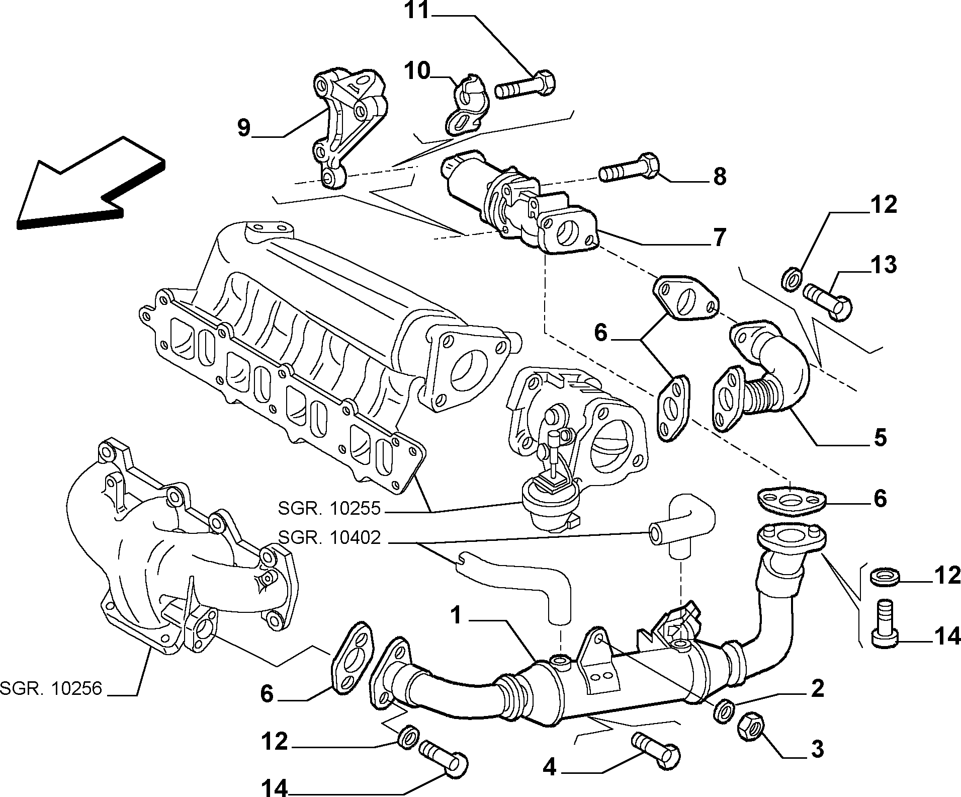 FIAT 552 04 235 - EGR Valf furqanavto.az