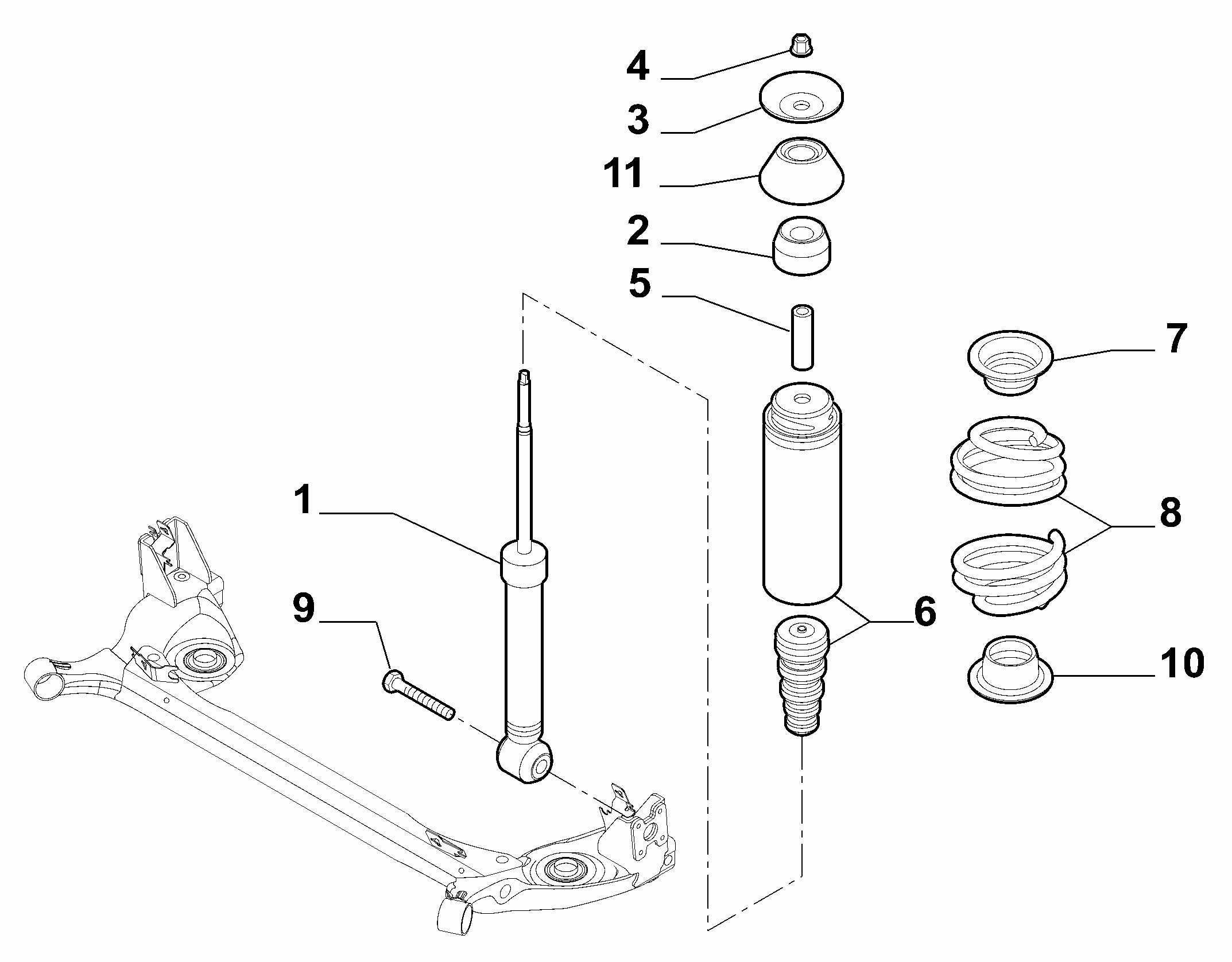 Mitsubishi 51795358 - Amortizator furqanavto.az