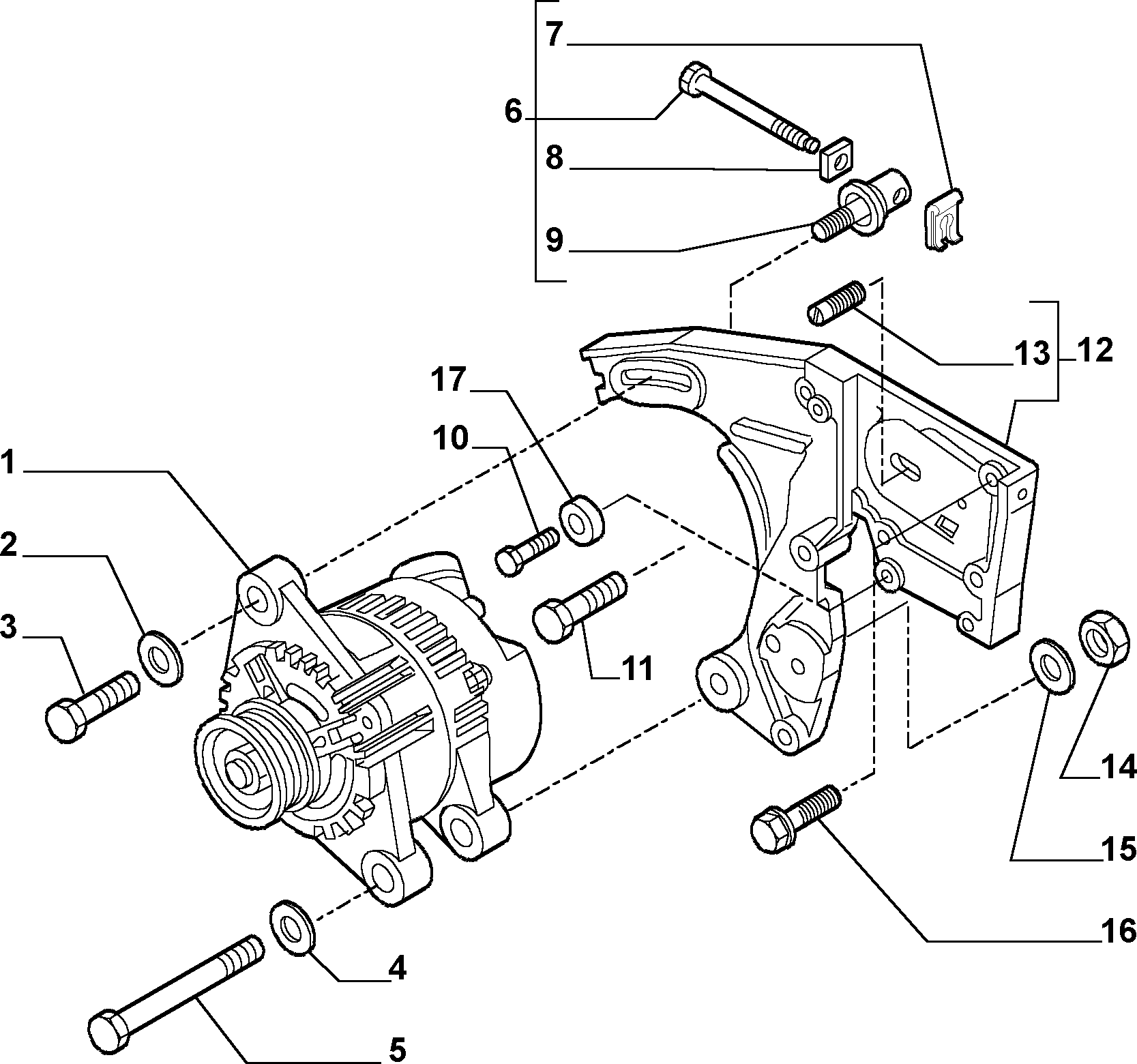 FIAT / LANCIA 46782213 - Alternator furqanavto.az