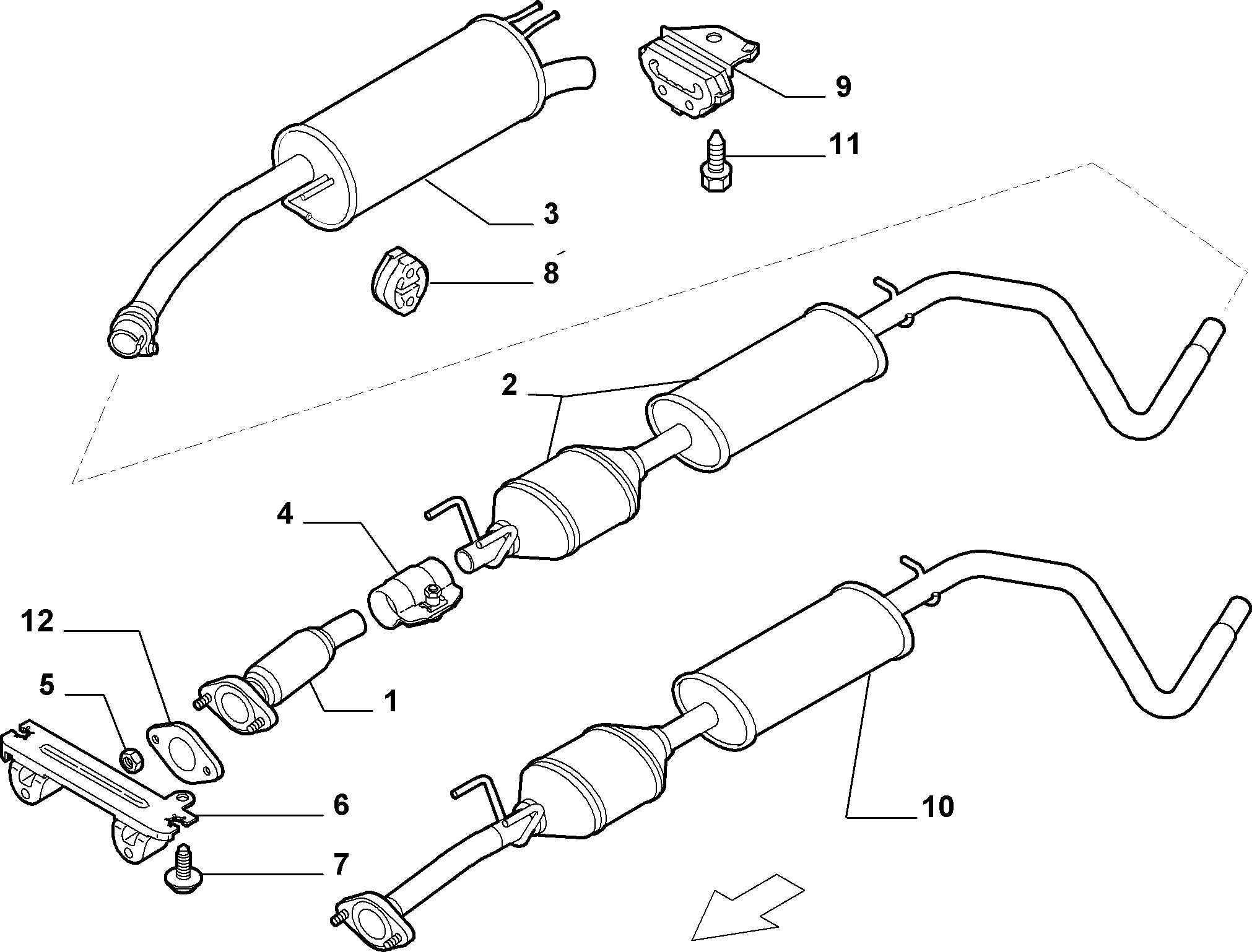 Lancia 71736864 - Conta, egzoz borusu furqanavto.az