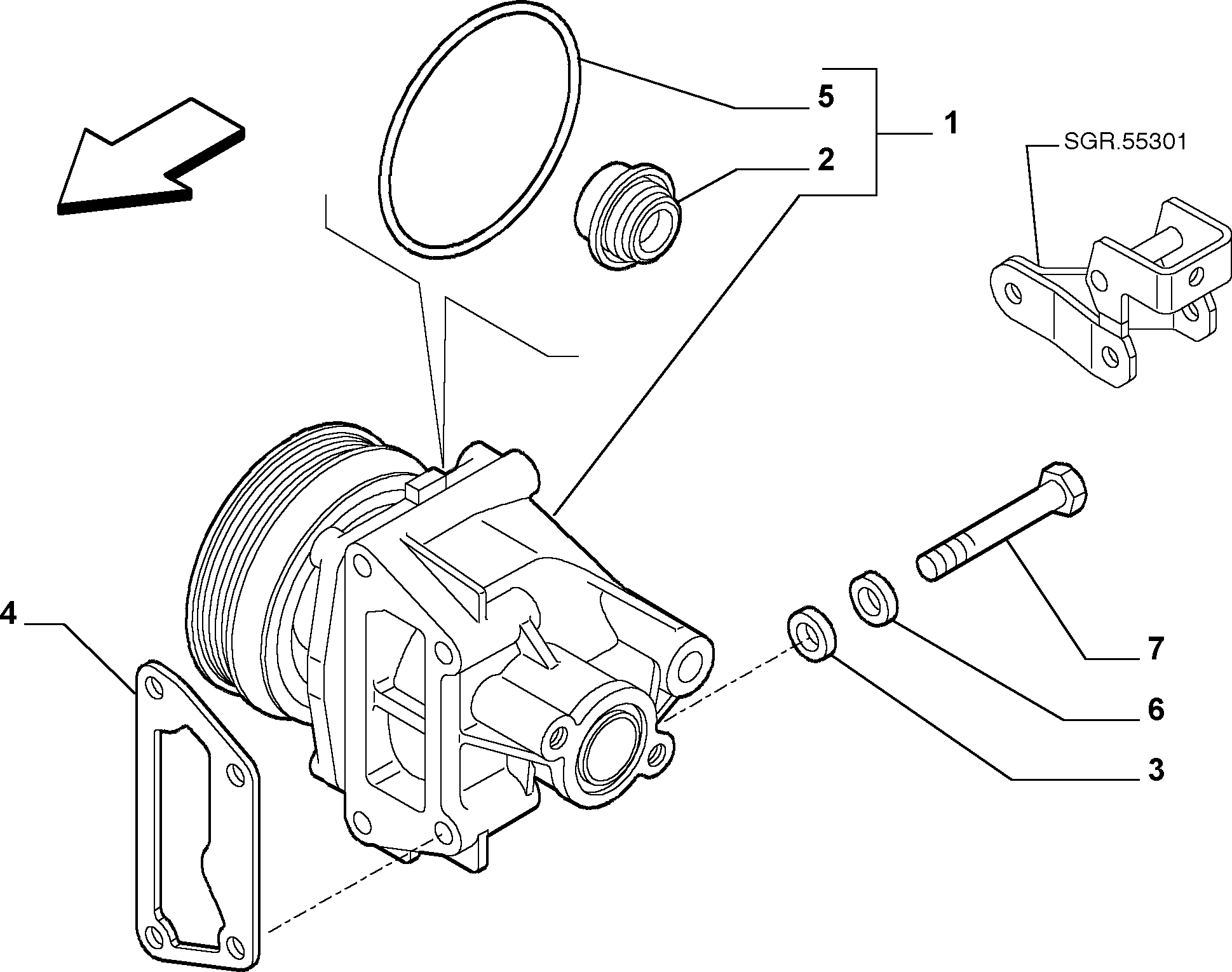 Lancia 46444355 - Su nasosu furqanavto.az