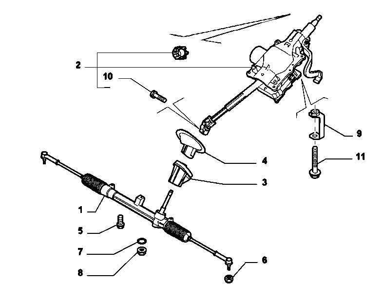 FIAT 71753661 - Sükan sütunu furqanavto.az