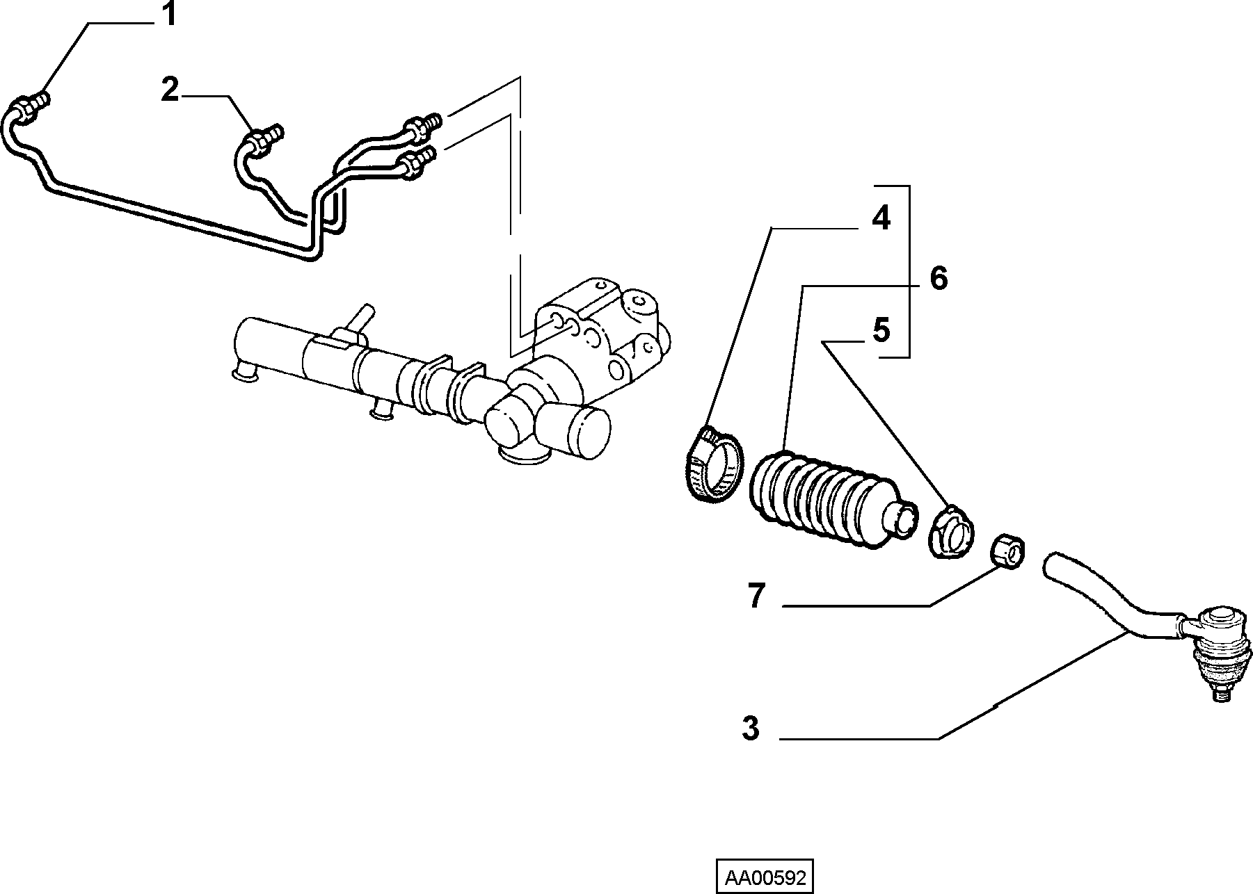 Alfarome/Fiat/Lanci 46456660 - Bağlama çubuğunun sonu furqanavto.az