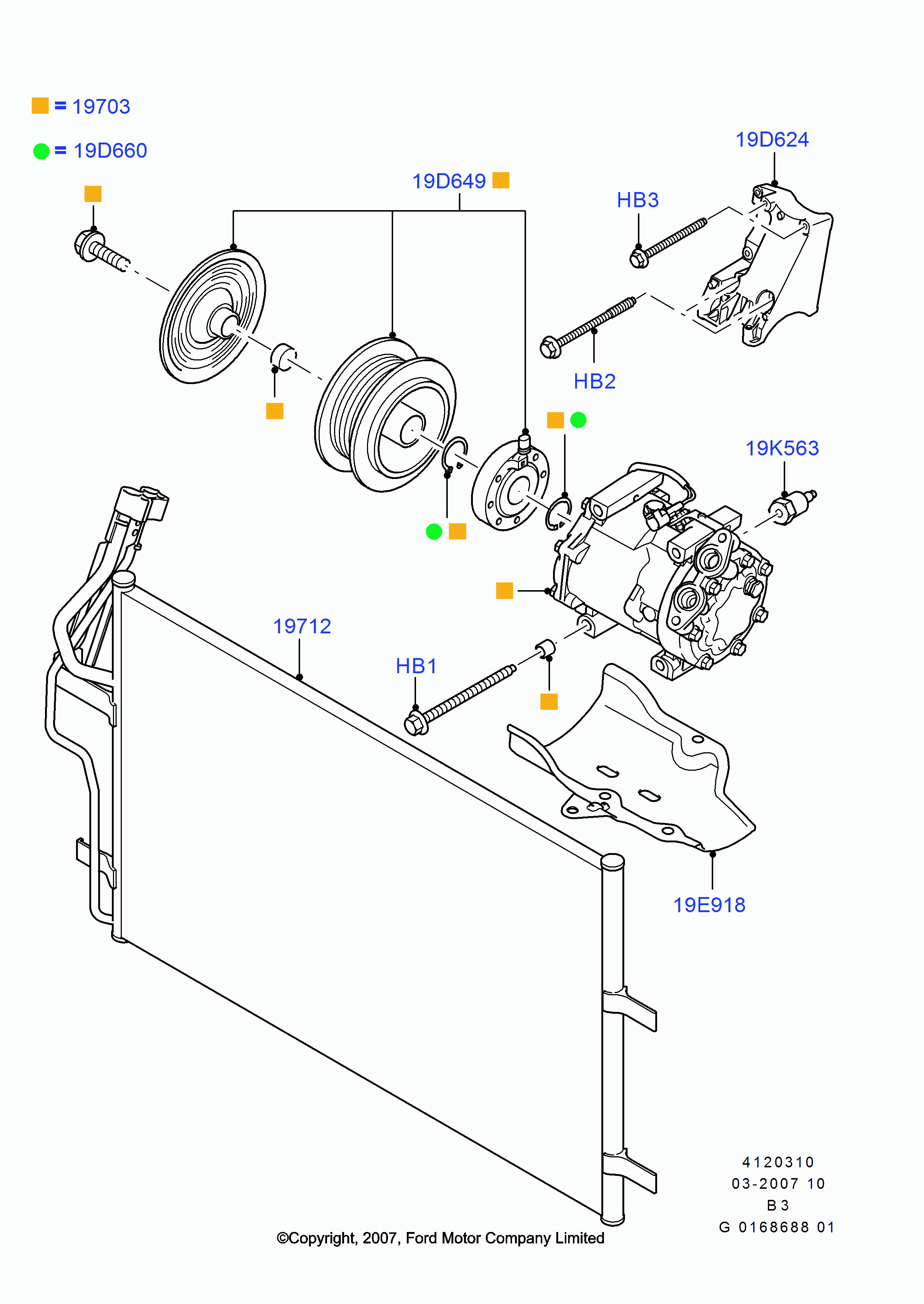 FORD 1353483 - Kompressor, kondisioner furqanavto.az