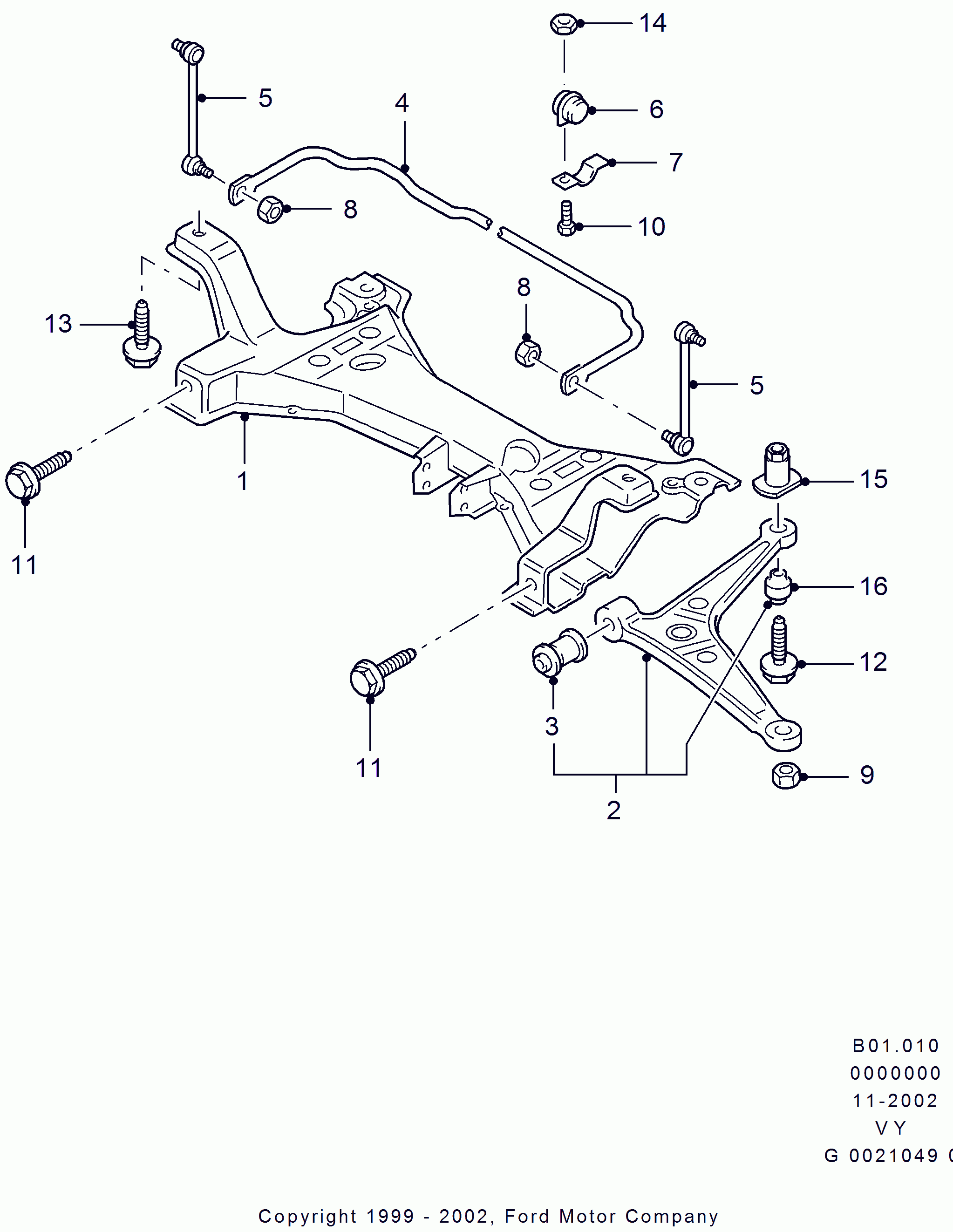 FORD 1012632 - Yolun idarəedici qolu furqanavto.az