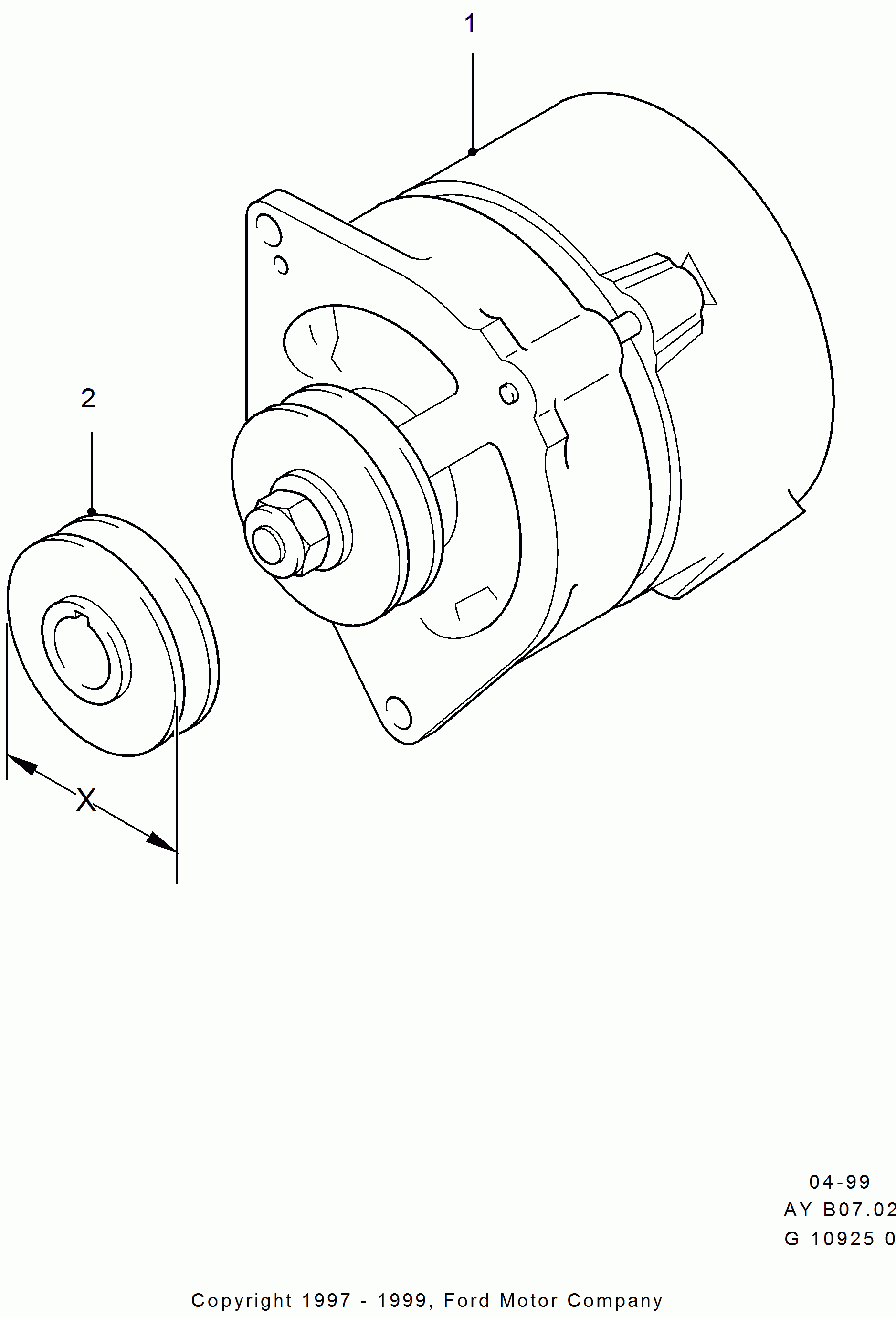 FORD 5 018 320 - Gərginlik tənzimləyicisi, alternator furqanavto.az