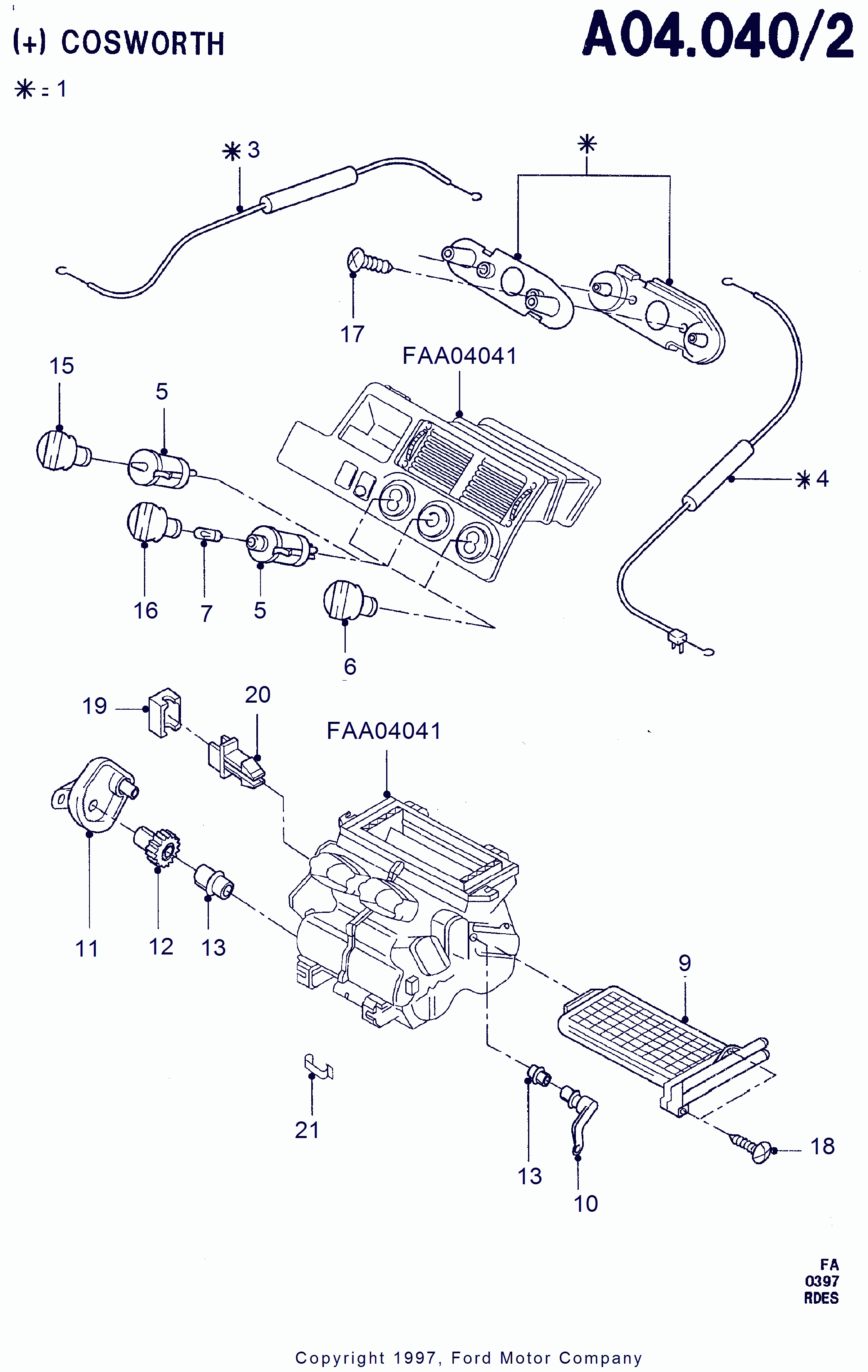 FORD 1 107 449 - İstilik dəyişdiricisi, daxili isitmə furqanavto.az