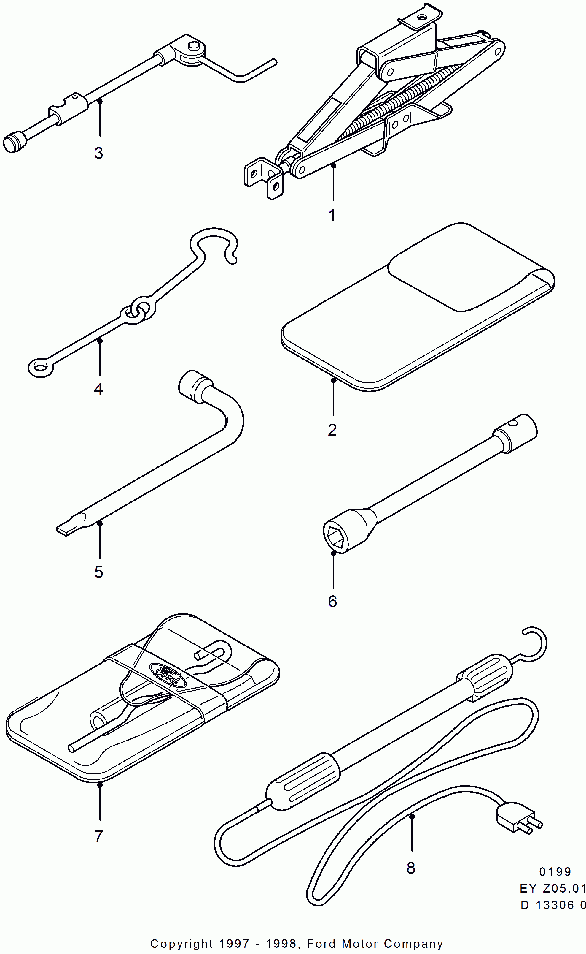 FORD 1 114 803 - Yolun idarəedici qolu furqanavto.az