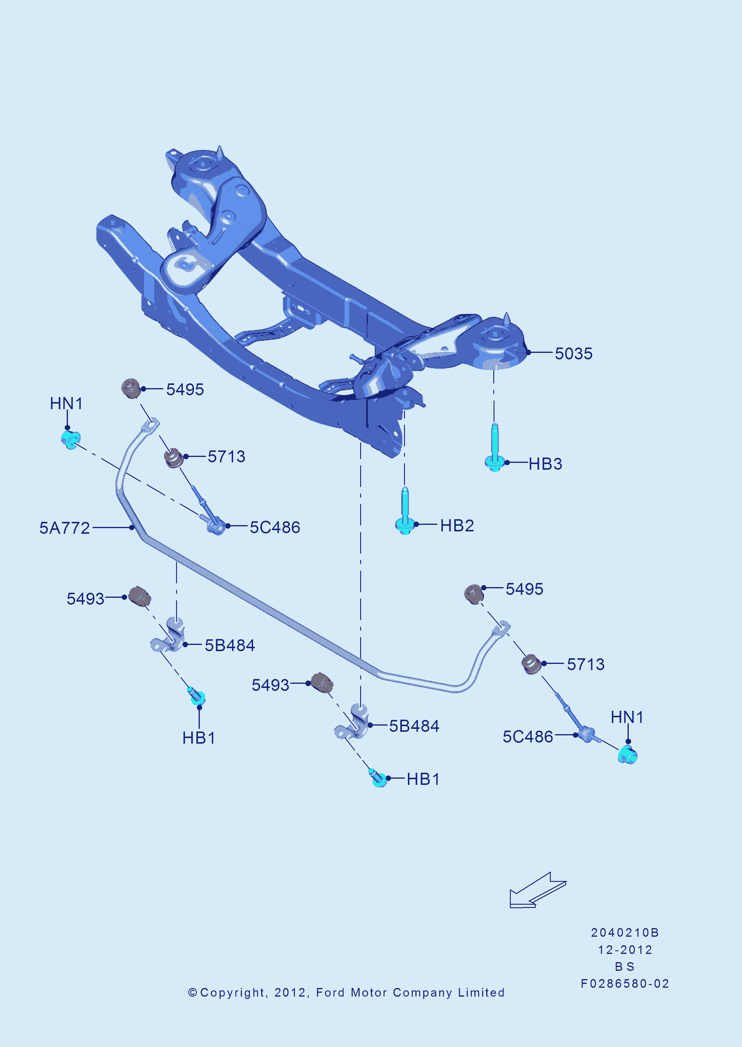 FORD (CHANGAN) 1783320 - Çubuq / Strut, stabilizator furqanavto.az