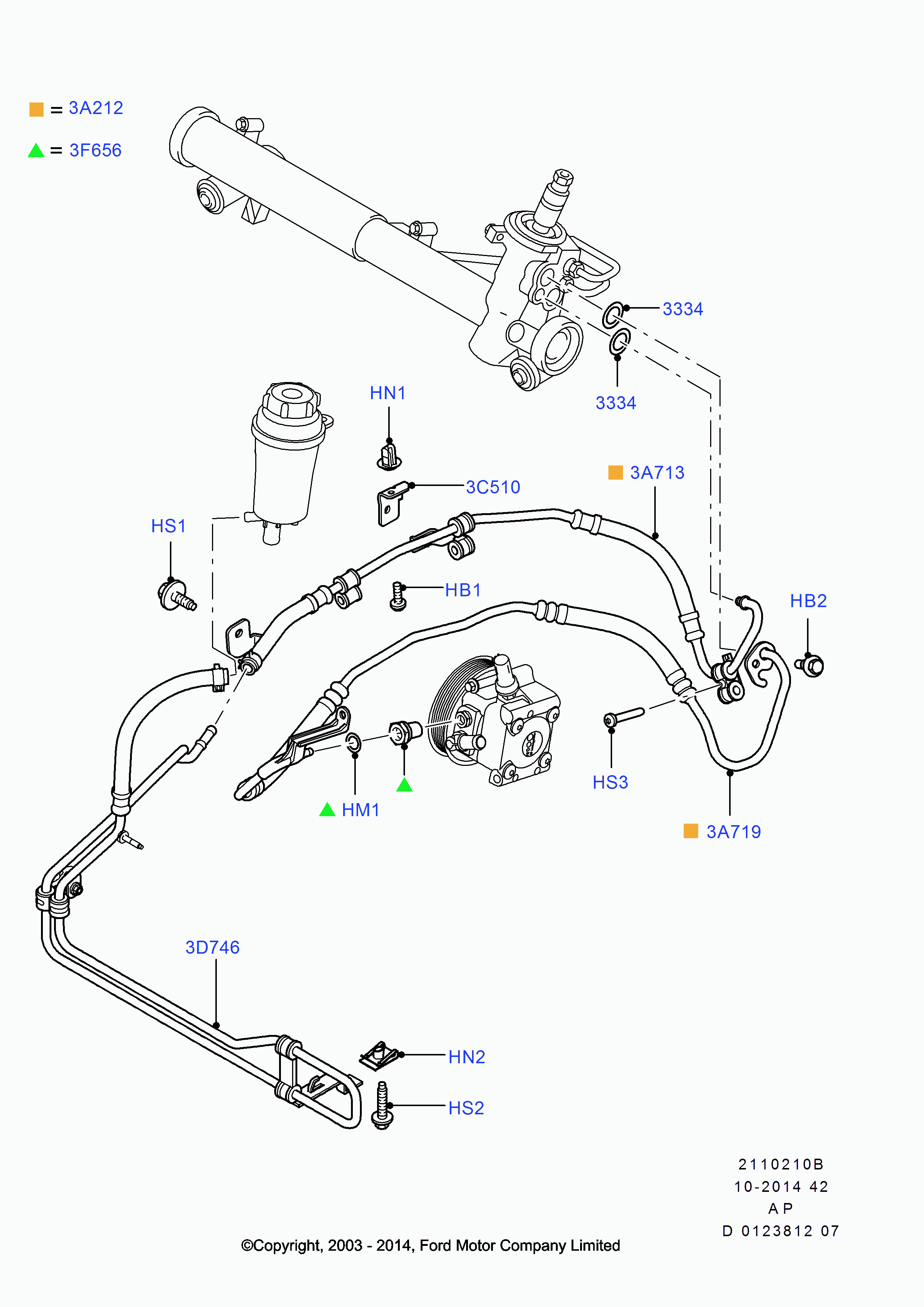 FORD 1332662 - Mühür halqası, soyuducu borusu furqanavto.az