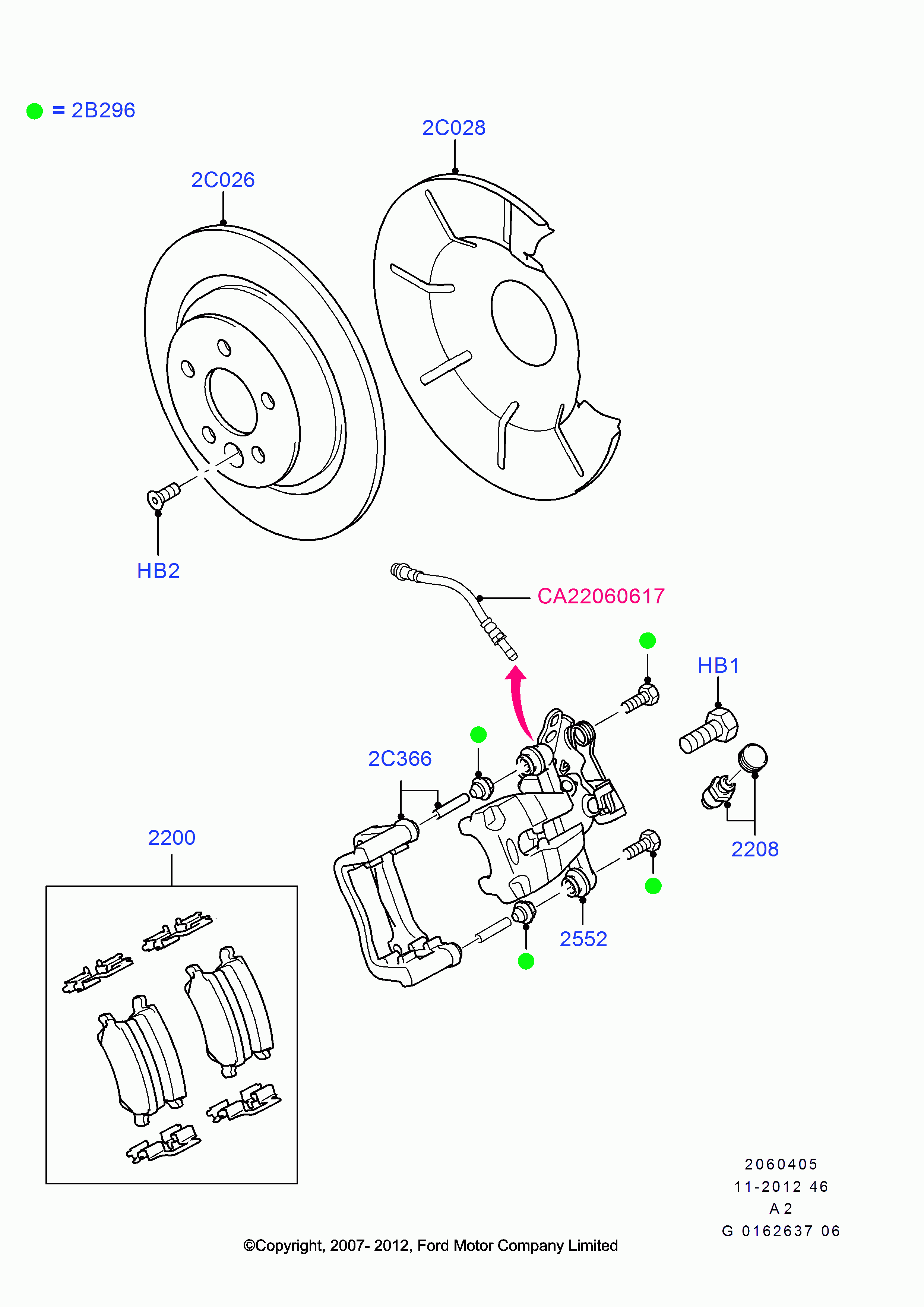 FORD 1864280 - Əyləc Diski furqanavto.az