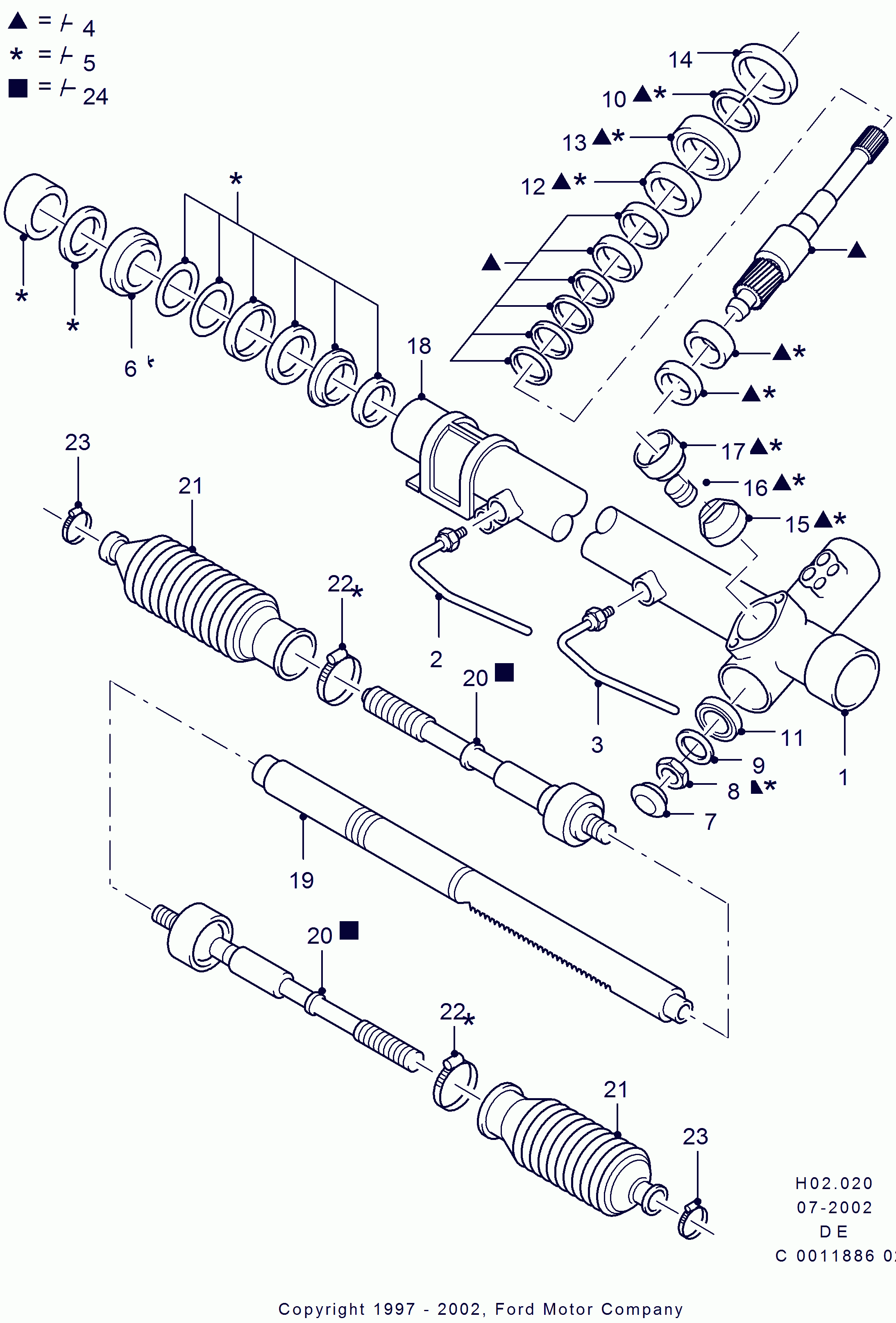 FORD 6185338 - Daxili Bağlama Çubuğu, Ox Birləşməsi furqanavto.az