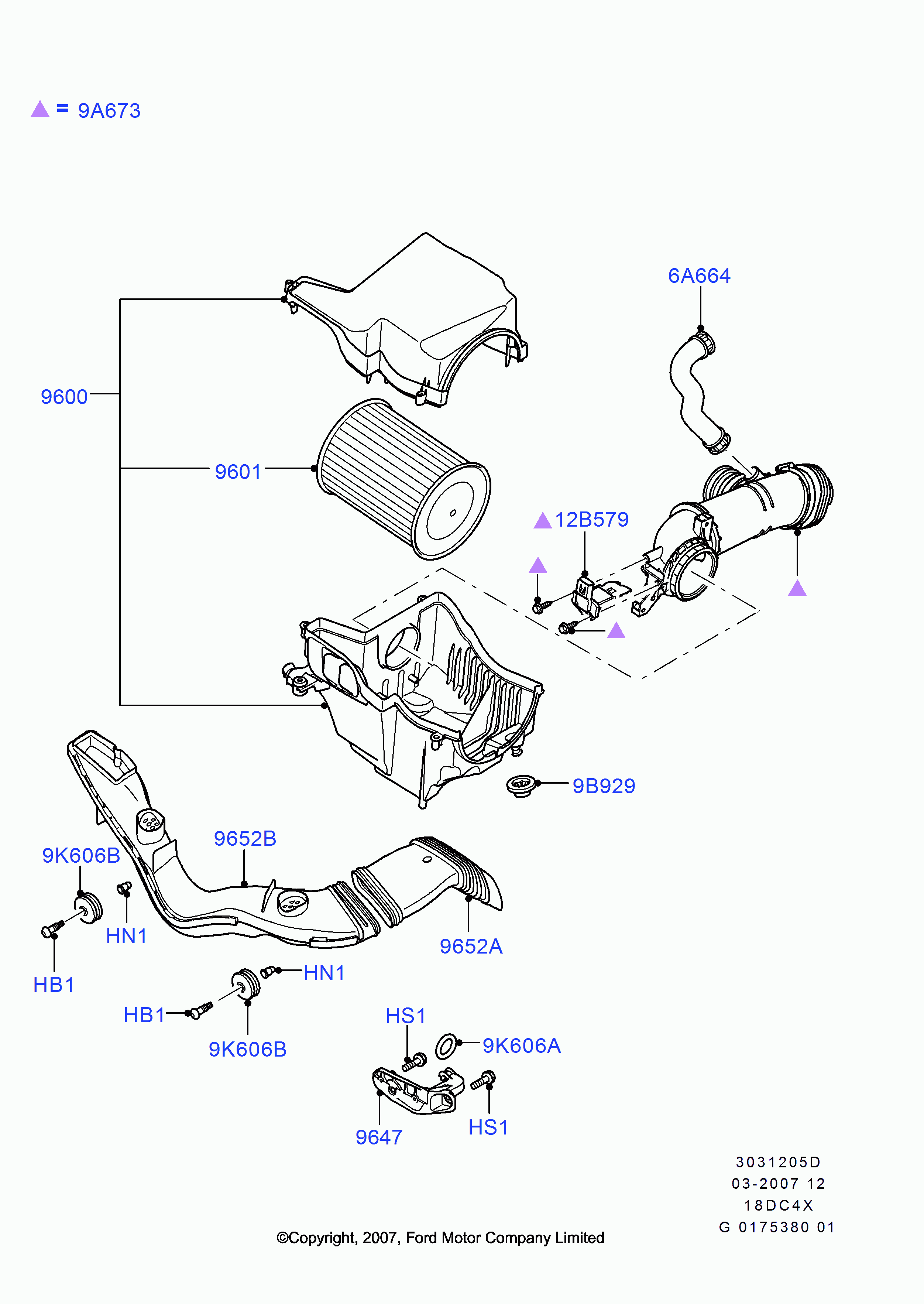 FORD 1915027 - Hava filtri furqanavto.az