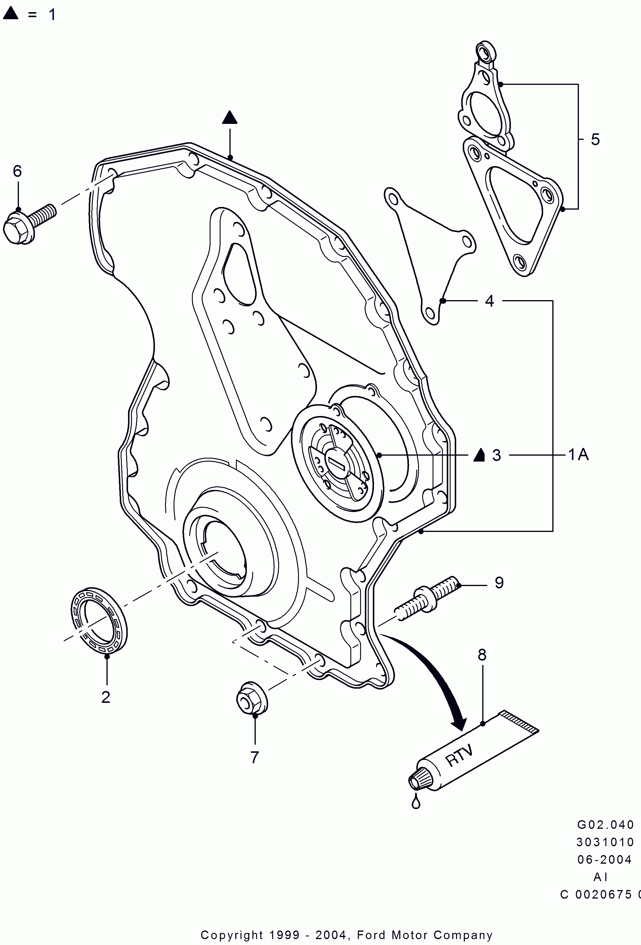 FORD 1 801 837 - Vil möhürü, krank mili furqanavto.az