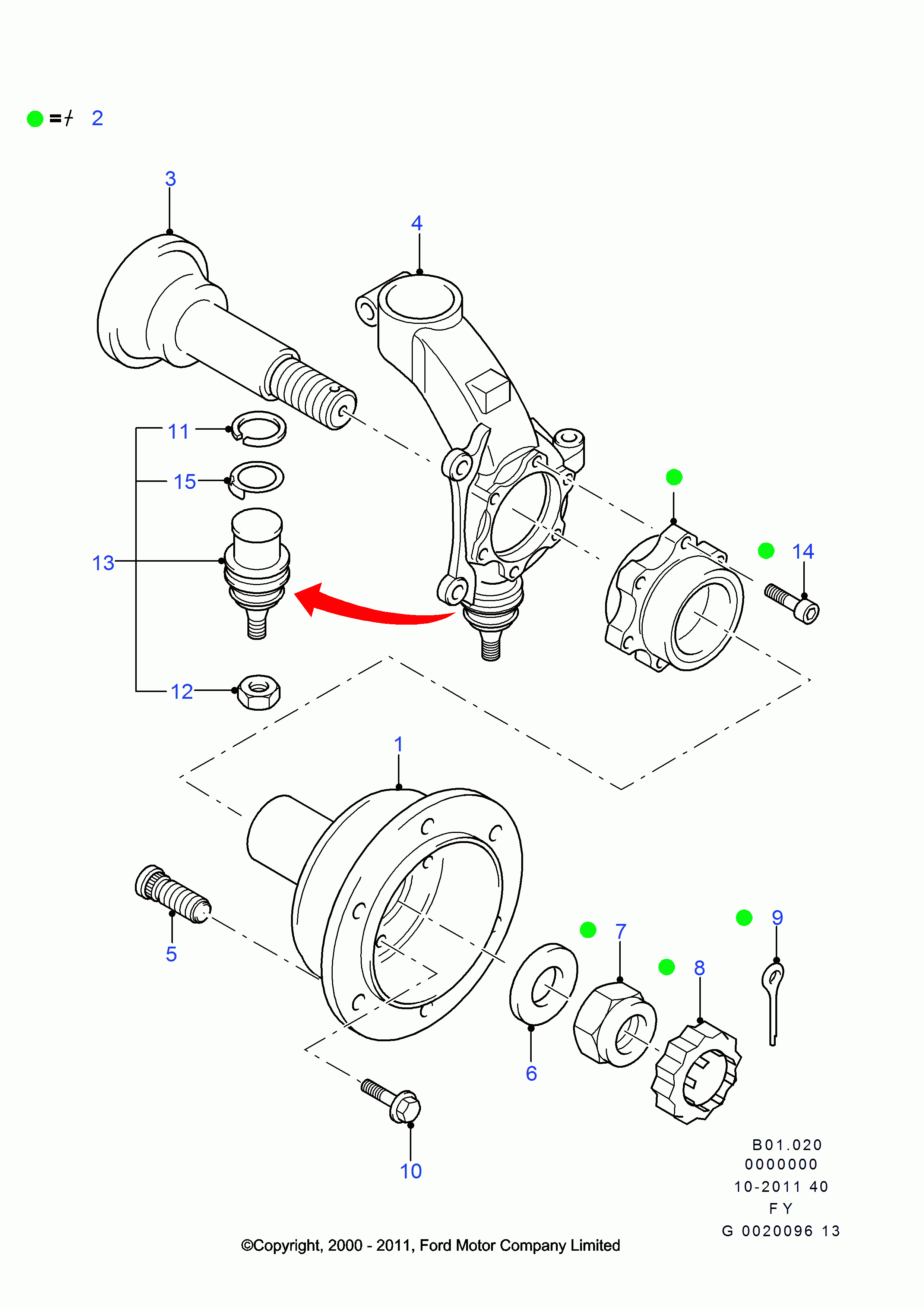 FORD 1 451 914 - Billi birləşmə furqanavto.az