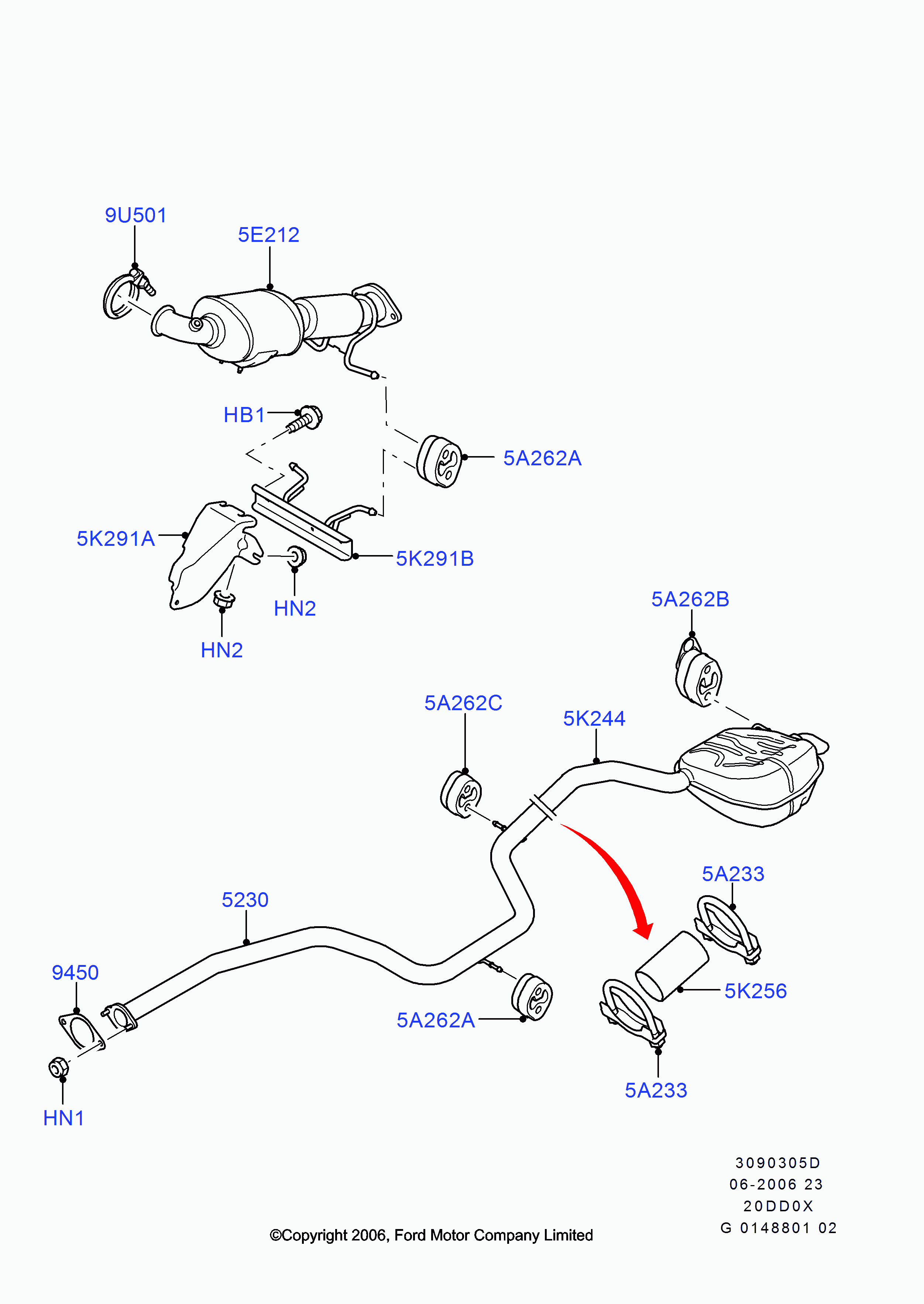 FORD 1 368 629 - Dəstək kol, stabilizator furqanavto.az