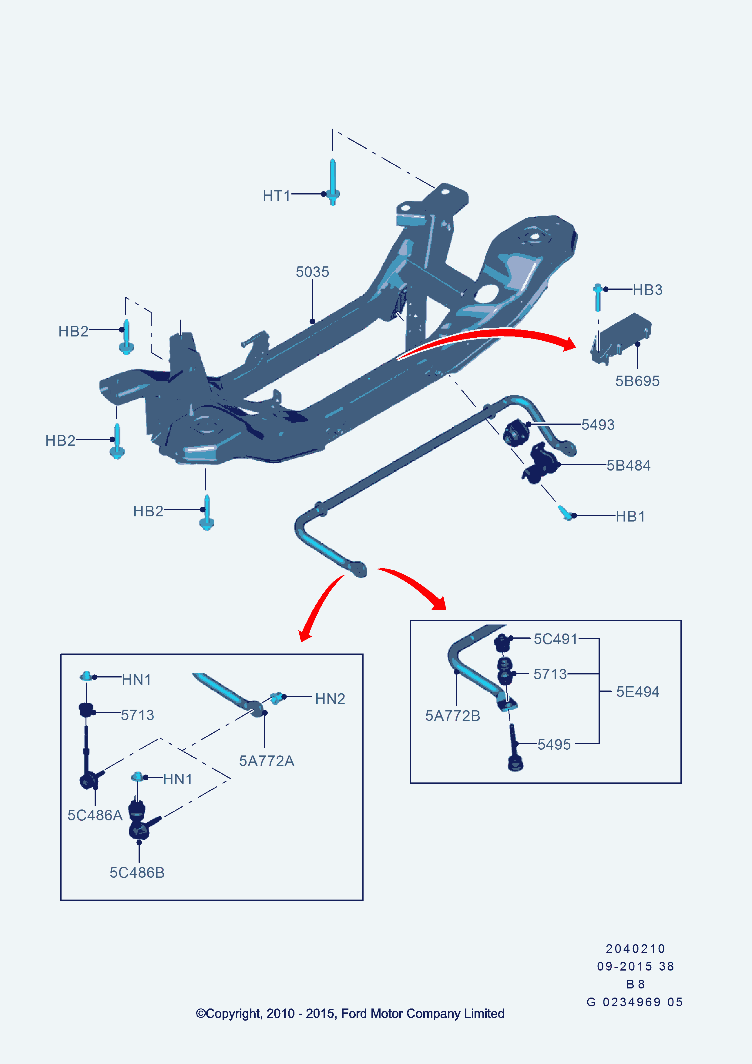 FORD 1424805 - Təmir dəsti, stabilizator birləşmə çubuğu www.furqanavto.az