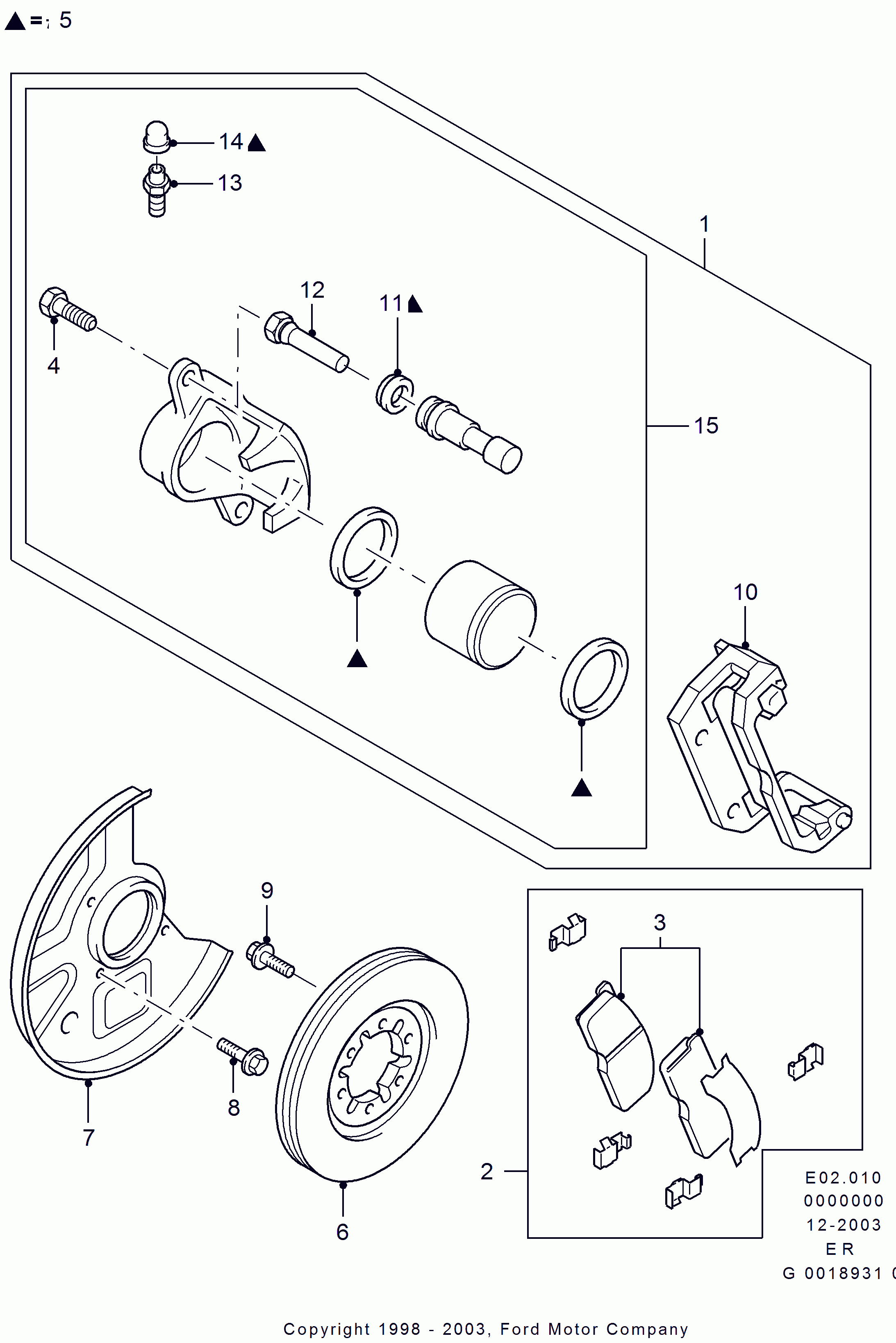 FORD 1497307 - Əyləc Diski furqanavto.az