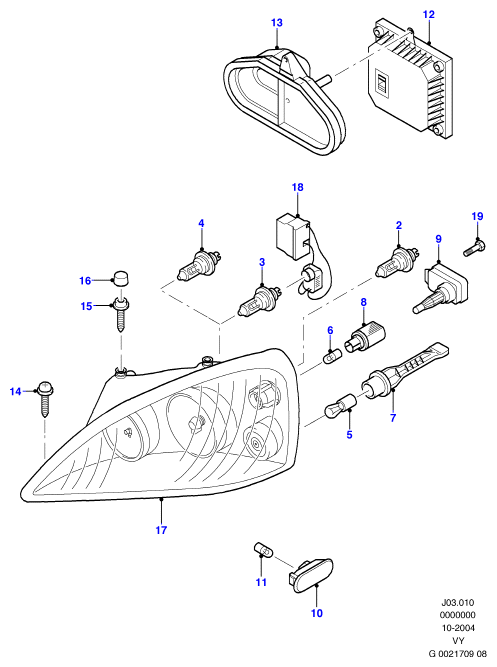 FORD 1109206 - Lampa, fara furqanavto.az