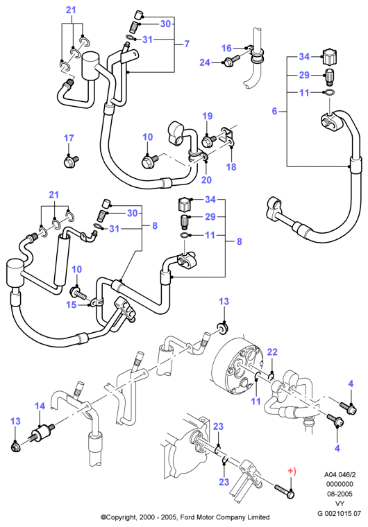 FORD 1 418 700 - Kondenser, kondisioner furqanavto.az