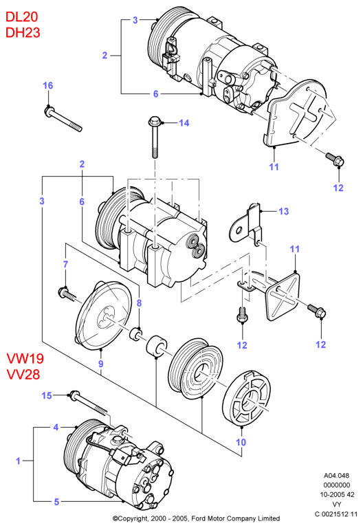 VAG 1458685 - Kompressor, kondisioner furqanavto.az