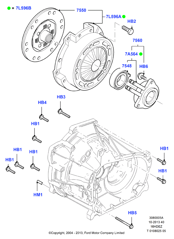 FORD 1480708 - Mərkəzi Qullu Silindr, mufta furqanavto.az