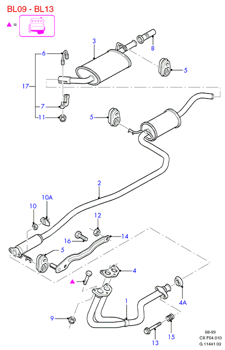 FORD 1 478 625 - Boru birləşdiricisi, egzoz sistemi furqanavto.az