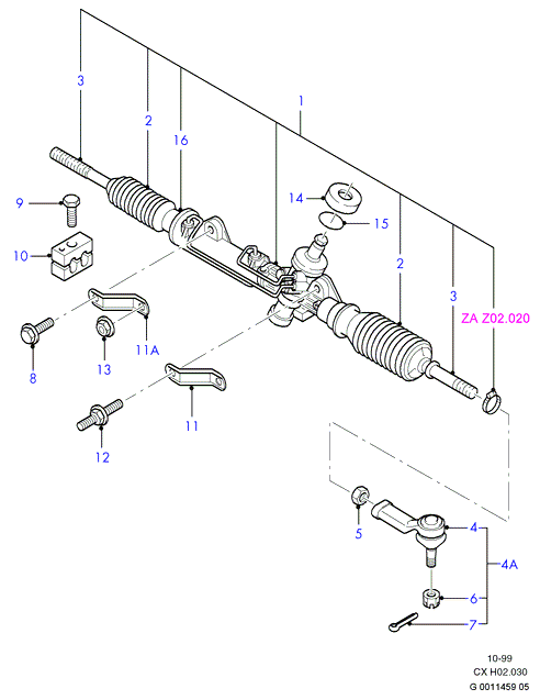 FORD 1034417 - Bağlama çubuğunun sonu furqanavto.az