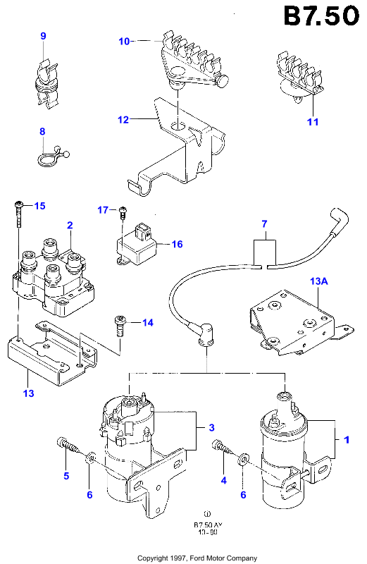 FORD 6 156 582 - Avtomobil, alışma sistemi furqanavto.az