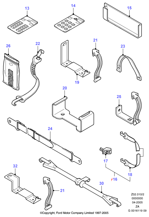 FORD 1 013 818 - Lampa, duman işığı furqanavto.az