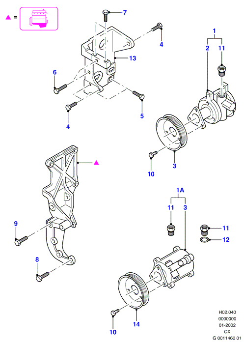 FORD 4 147 206 - Hidravlik nasos, sükan sistemi furqanavto.az