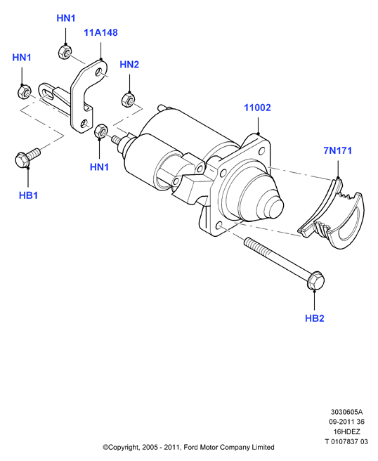 FORD USA 2109622 - Başlanğıc furqanavto.az