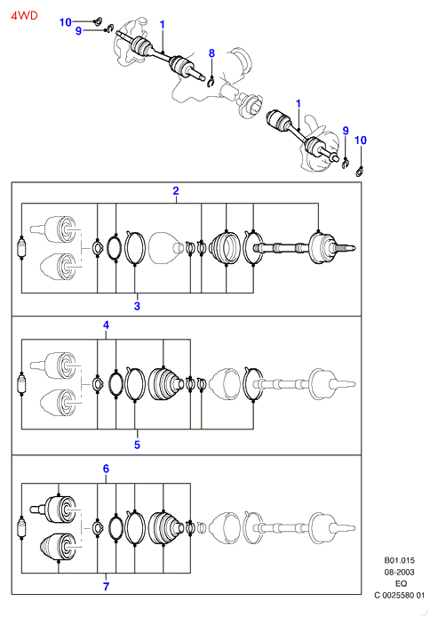 FORD 4557872 - Körük, sürücü val furqanavto.az