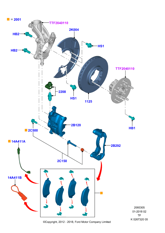 FORD 2110008 - Əyləc Diski furqanavto.az