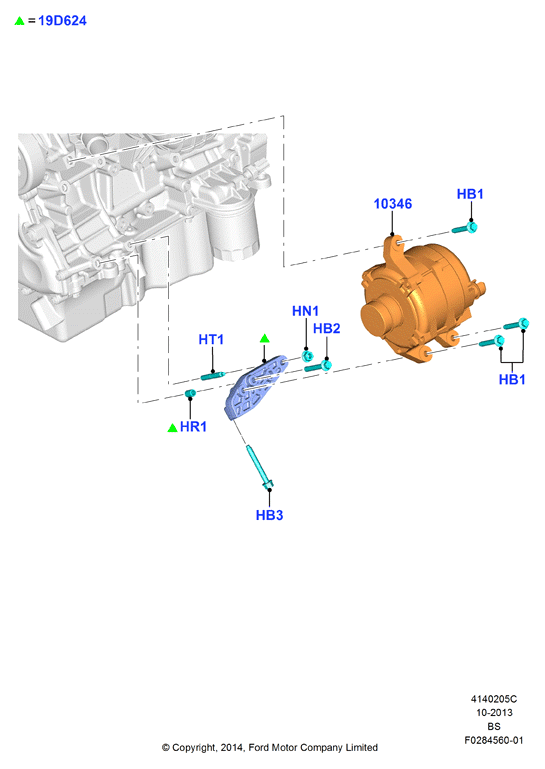 FORD USA 1741221 - Alternator furqanavto.az