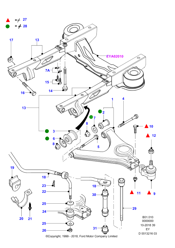 FORD 1809988 - Çubuq / Strut, stabilizator furqanavto.az